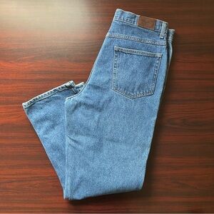 Vintage LL Bean Jeans Blue Denim Mens 33x30 Relaxed Fit Straight Vtg